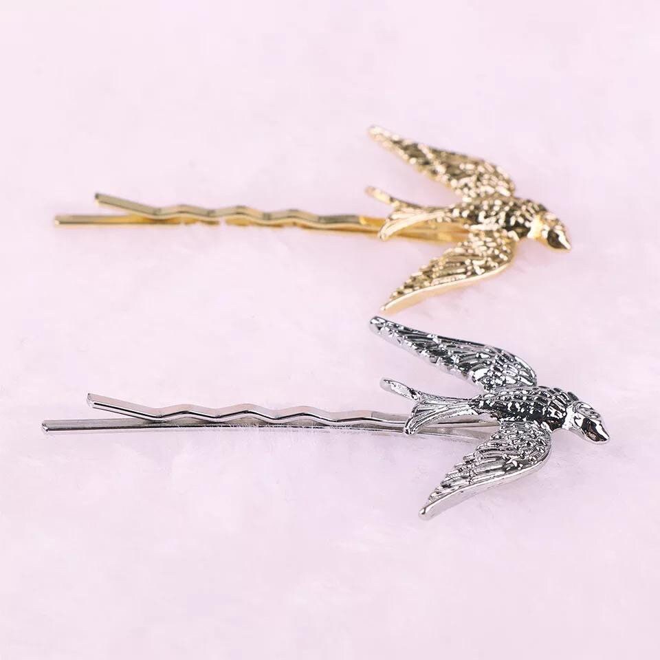 Feather Bobby Pins Set of 4 Pheasant Feather Hair Pins Hair Feathers Feathers  for Hair Hair Accessories 