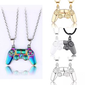 Gamer couple best sale necklaces