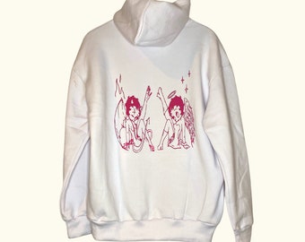 Betty Boop Pullover Unisex Oversized Hoodie, Comfortable, Sleek, Aesthetic Quote Sweatshirt