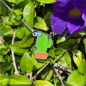Set of 3 Cactus Friendship Necklaces, Cacti Friendship Necklace, Friendship Necklace for 3, Birthday Gifts for BFF, Matching Necklaces image 9