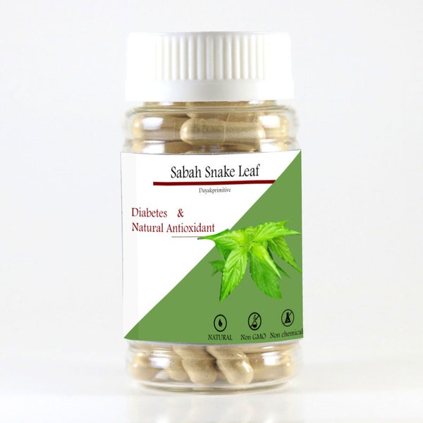 Sabah Snake Leaf Capsule Extract 500mg Clinacantus Nutans