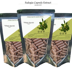 Organic Pure Fadogia Agrestis Capsules - 600 mg 10:1 Extract - Dayakprimitif