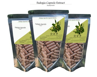 Organic Pure Fadogia Agrestis Capsules - 600 mg 10:1 Extract - Dayakprimitif