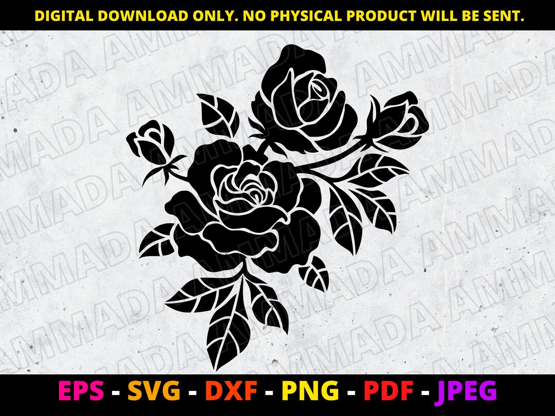 Trailing Roses Svg Roses SVG, Flowers SVG, Instant Download, Printable Image - Etsy Australia