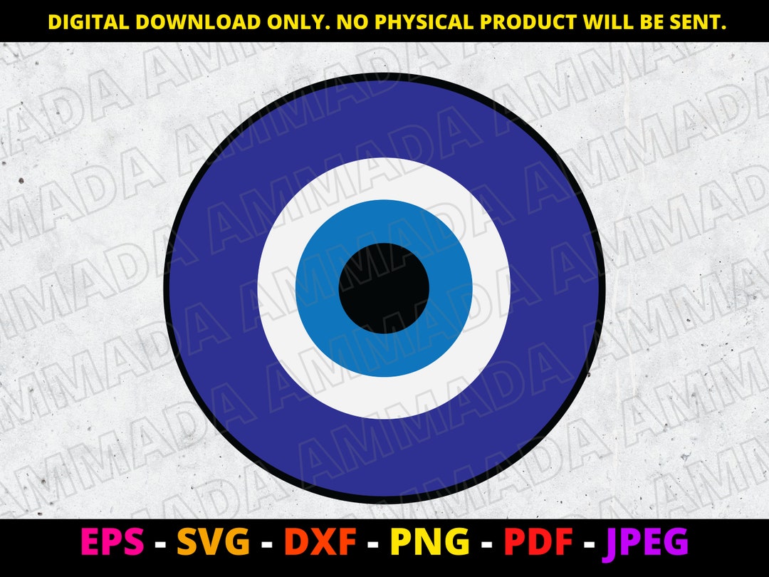 Evil Eye SVG, Turkish Evil Eye SVG, Evil Eye Protection Vector, Instant ...
