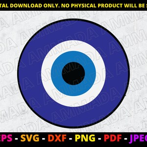 Evil Eye SVG, Turkish Evil Eye SVG, Evil Eye Protection Vector, Instant ...