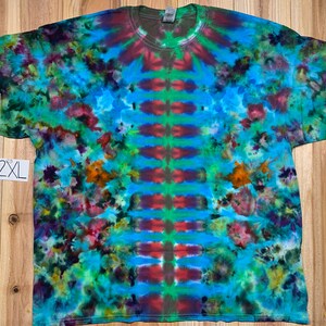 Green Kaleidoscope Unity tie dye-2 XL
