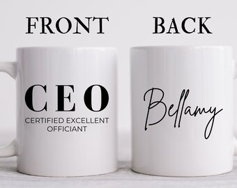Officiant Gifts, Officiant Mugs, Officiant Gifts for Men, Officiant Proposal, Best Officiant Gift, Officiant Wedding Gift, Wedding Gifts