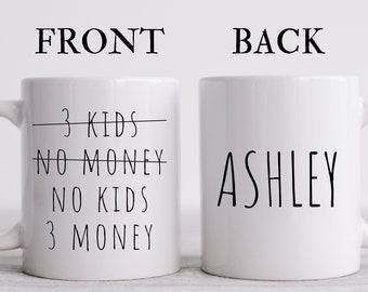 Funny Childfree Mug, Personalized Childfree Mug, Gifts for Her, Gift for Him, Childfree Gift, Funny Childfree Gift, Millennial Mug
