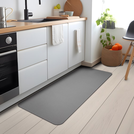 RAY STAR 20x39 Grey Non-slip Kitchen Mat Anti Fatigue Standing Mat,  Ergonomically Engineered, Waterproof Comfort Floor Mat 