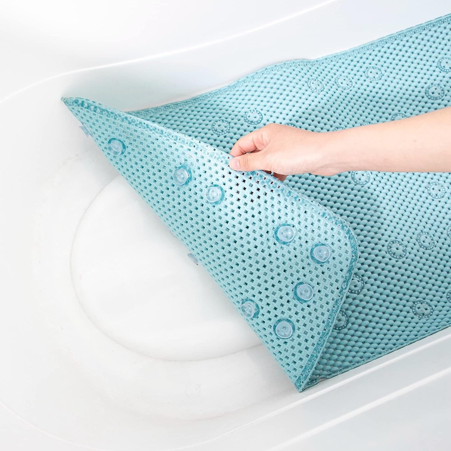 RAY STAR Non Slip Bathtub Mat for Bathroom, Soft Foam Bathtub Mats