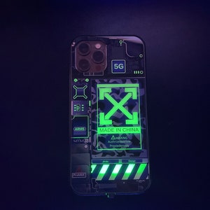 LED Light Up Case for Smart Phone - Offwhite #3