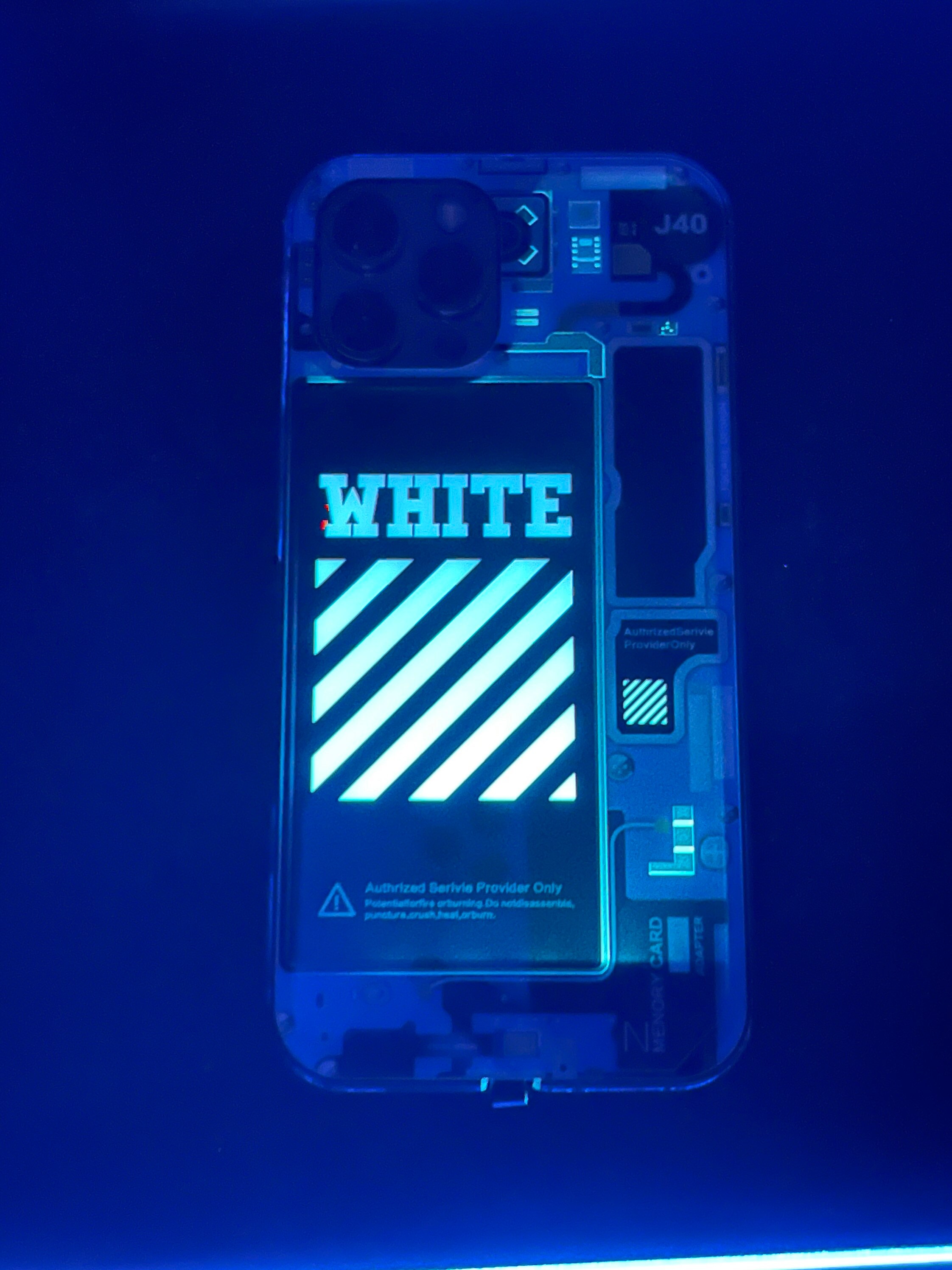 LED Light up Case for Smart Phone Offwhite 2 Etsy