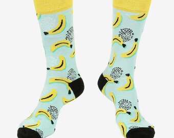 Yellow Dancing Banana Exciting Crazy Dress Troser Sock For Men Women Botts Yellow Dancing Banana Exciting Crazy Dress Troser Sock For Men Women Botts