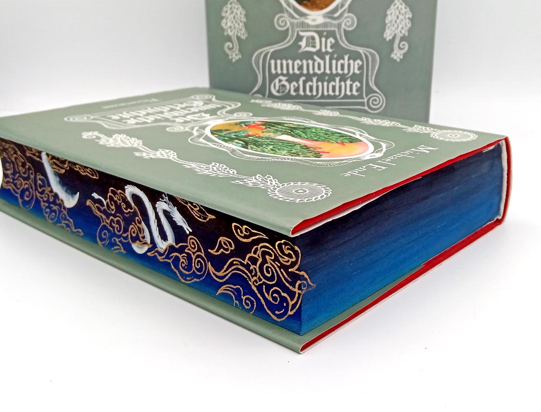 ミヒャエル・エンデ作『はてしない物語』｜委託作品｜小口絵、本の縁の