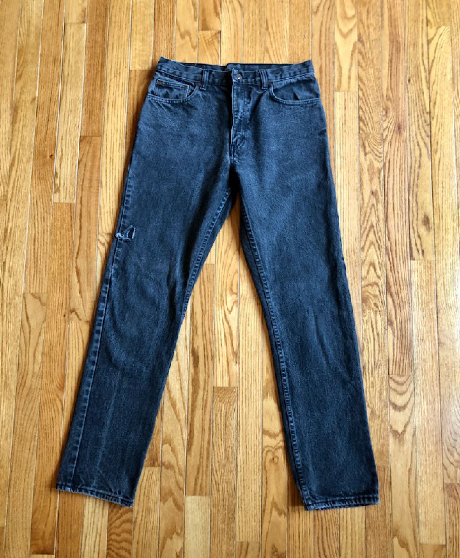 Vintage 90s Mens Black Gap High Waisted Jeans | Etsy