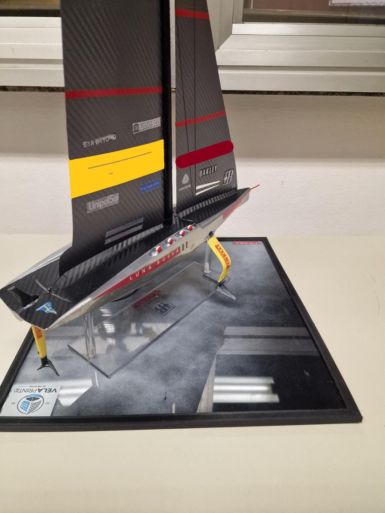 Ac75 2024 Barcellona 3D Model Assembled and Hand-finished Plastic ...