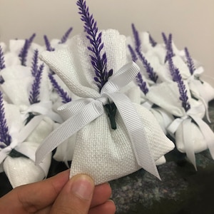 Lavender sachet bags moth repellent - sachets for drawers and closets fresh scents