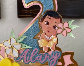 Moana Cake Topper Etsy Moana Cake Topper Etsy