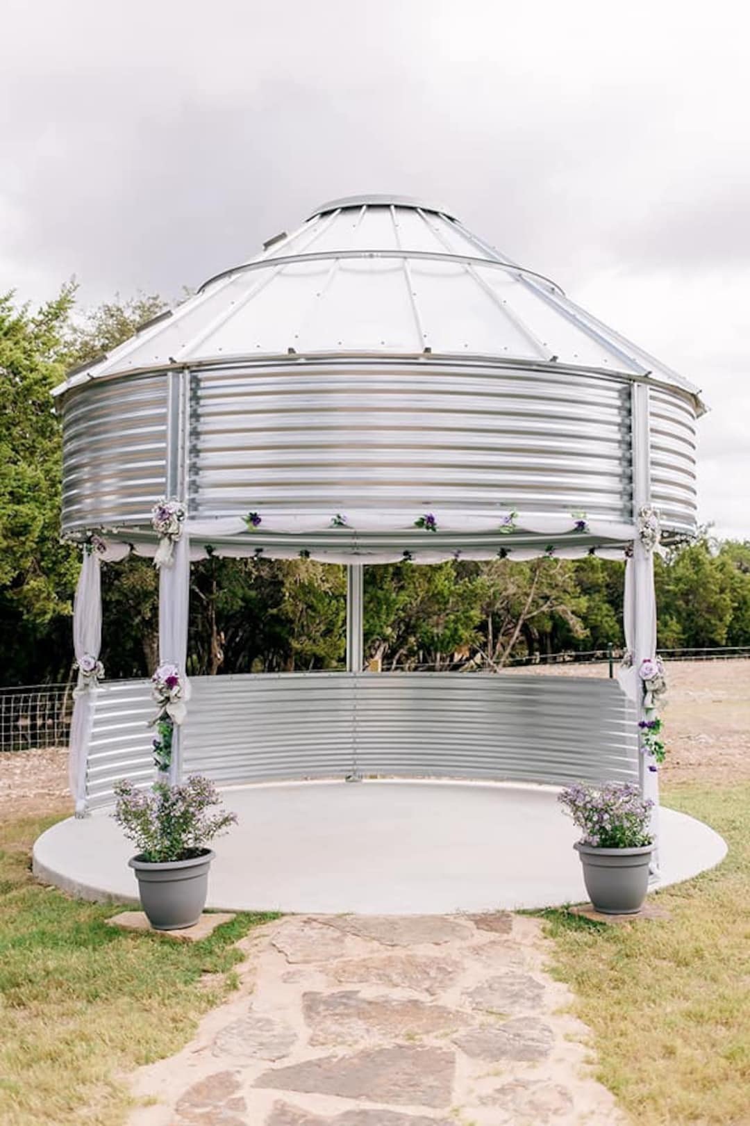 Grain Bin Gazebo Etsy