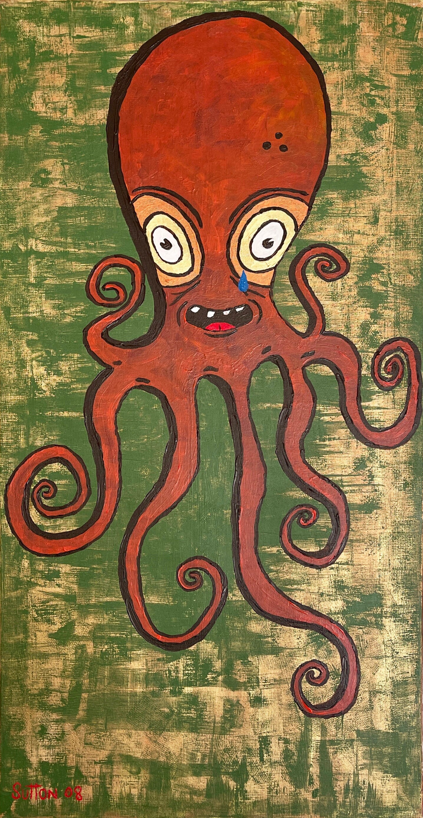 Sad Octopus | Etsy