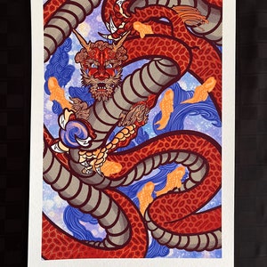 Impresión de Dragon Ryu 13 x 19