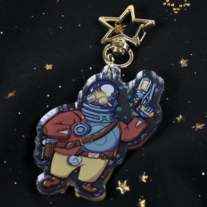 Deadlock Dynamo Clear Acrylic Keychain (2.5&quot;) - Fan-Made Merch for PC Gamers, MOBA fans