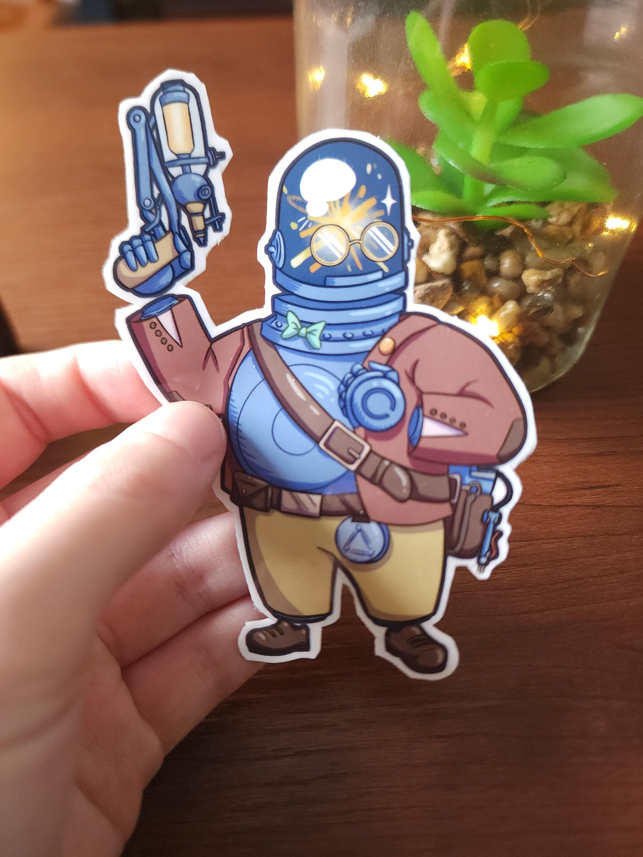 Deadlock Dynamo Vinyl Die Cut Sticker - Decal for PC Gamers, MOBA