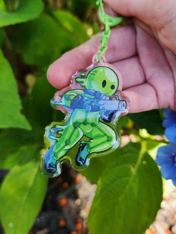 Deadlock Viscous Clear Acrylic Keychain (2.5