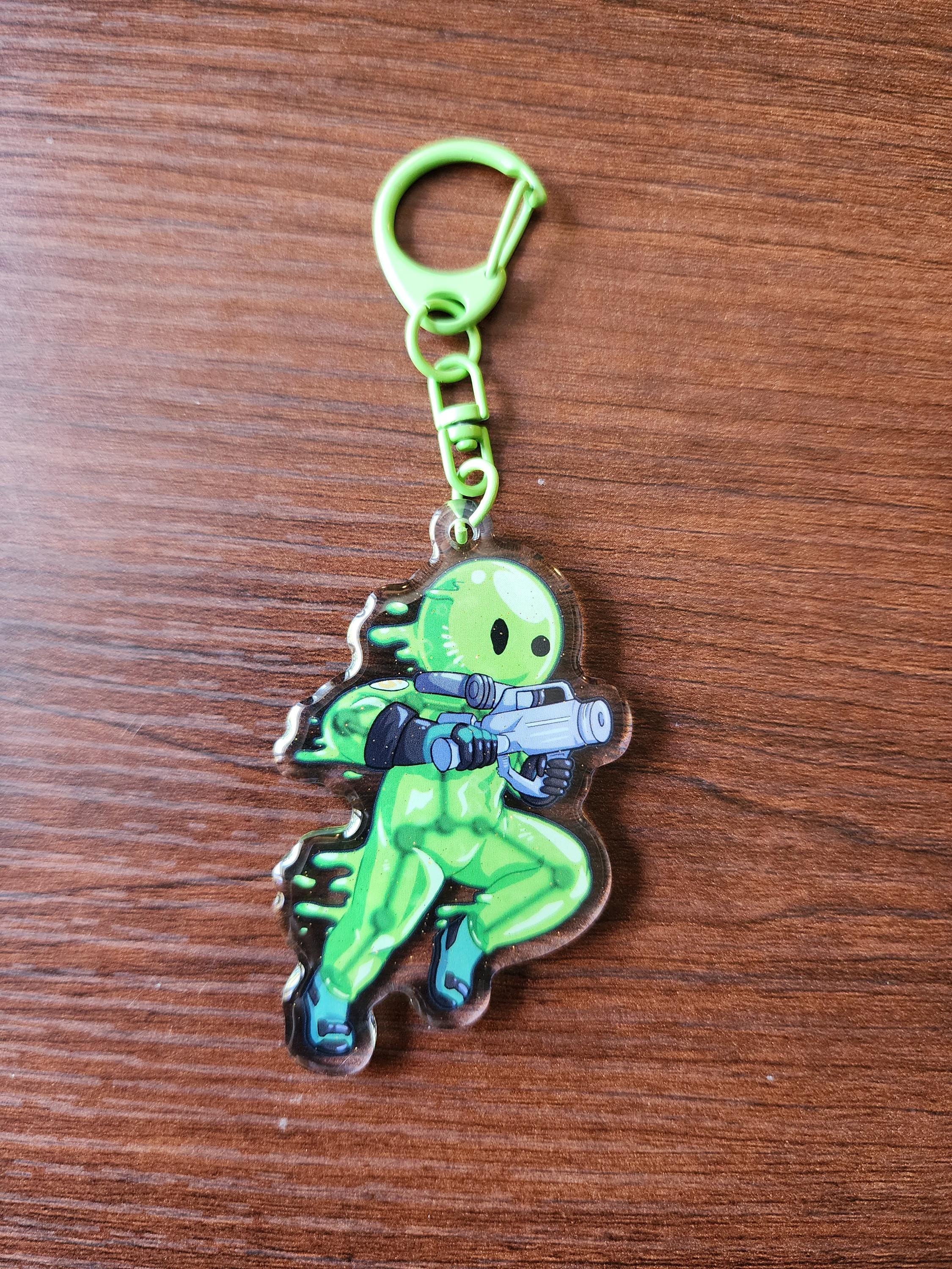 Deadlock Viscous Clear Acrylic Keychain (2.5