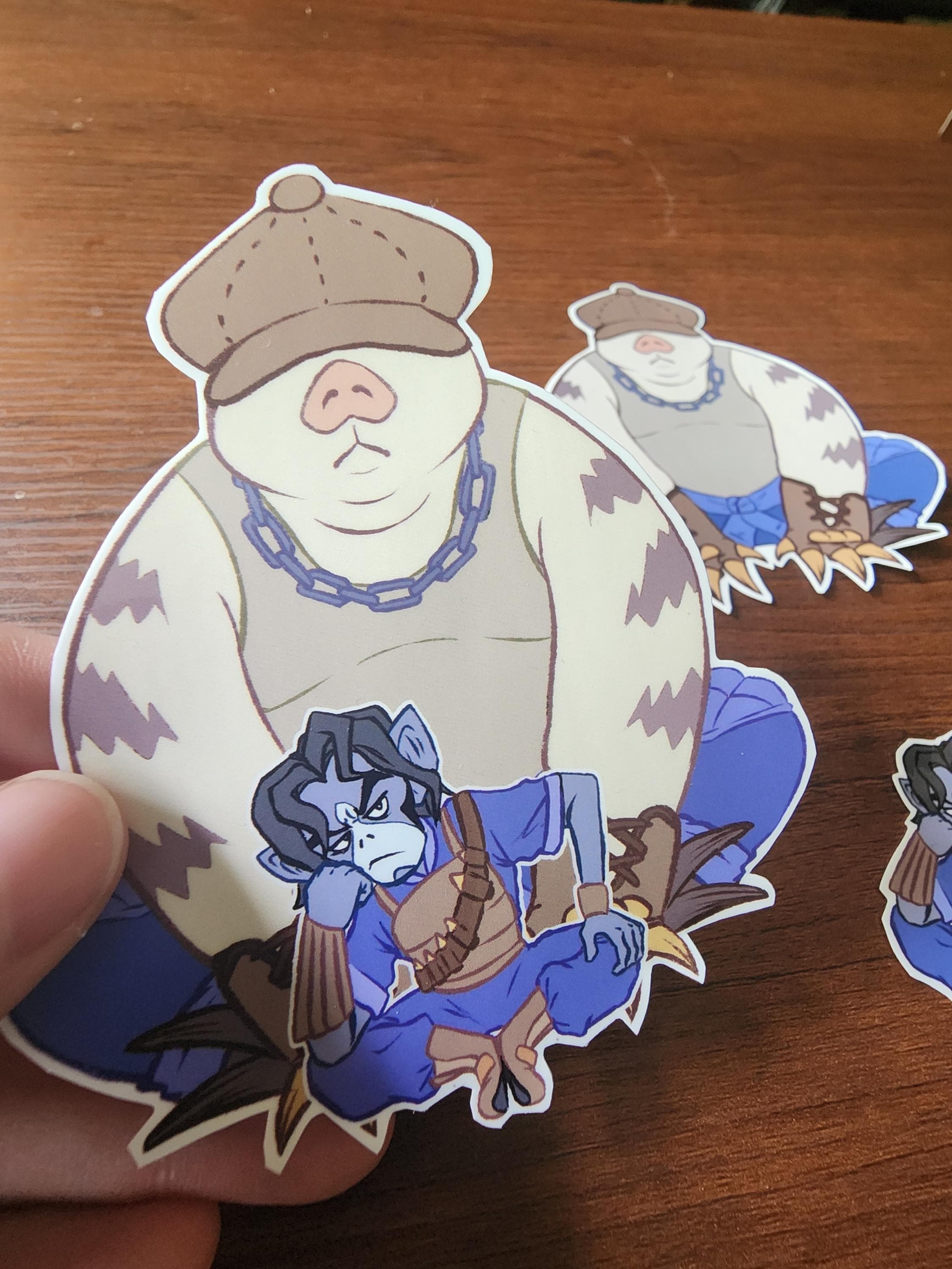 Deadlock Mo and Krill Vinyl Die Cut Sticker - Decal for PC Gamers