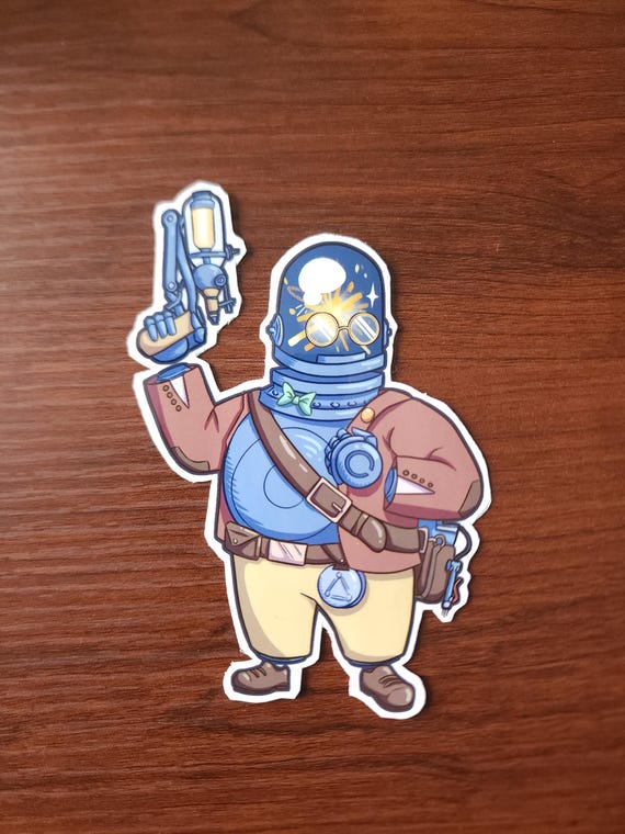 Deadlock Dynamo Vinyl Die Cut Sticker - Decal for PC Gamers, MOBA