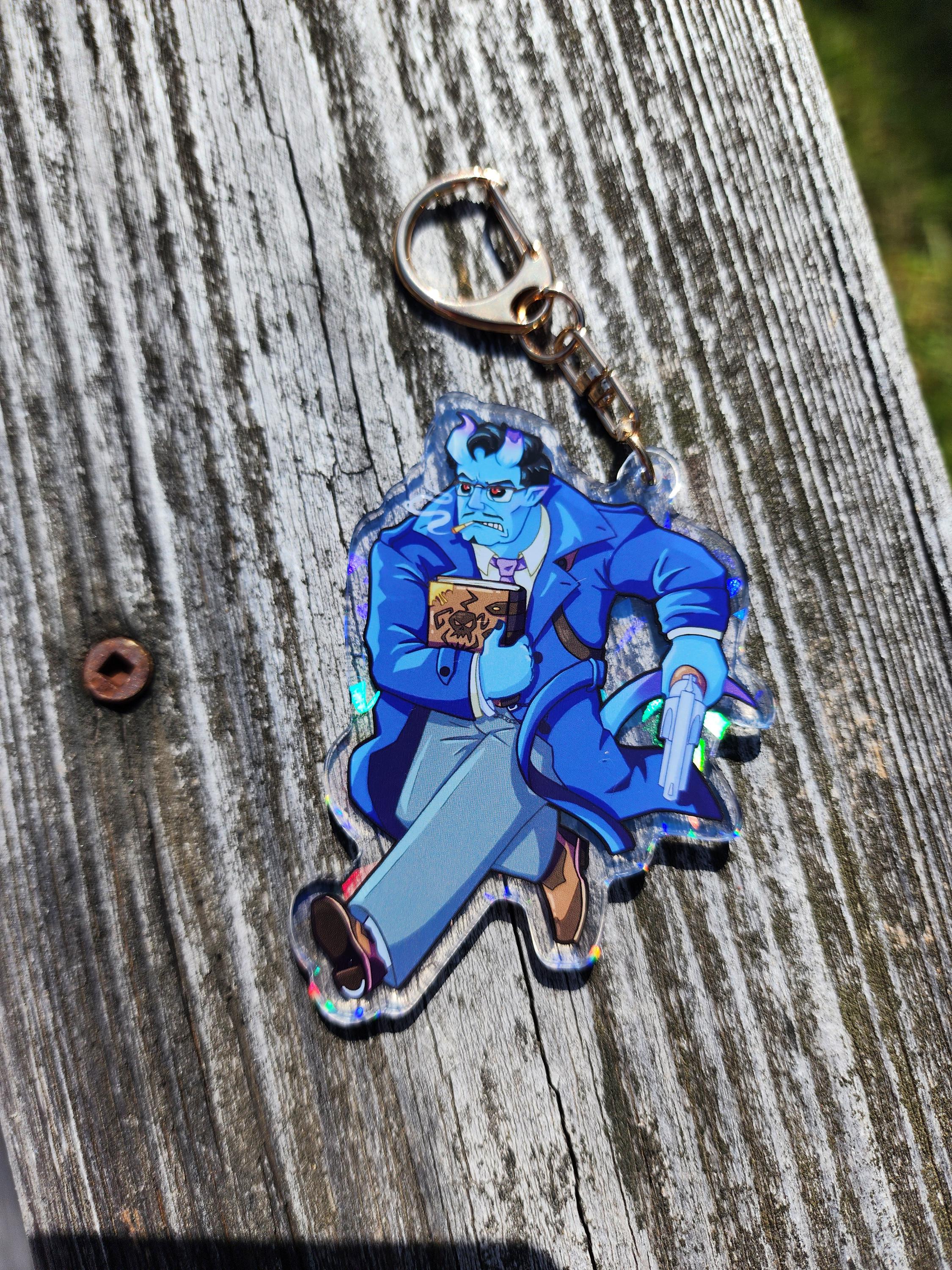 Deadlock Abrams Clear Acrylic Keychain (3
