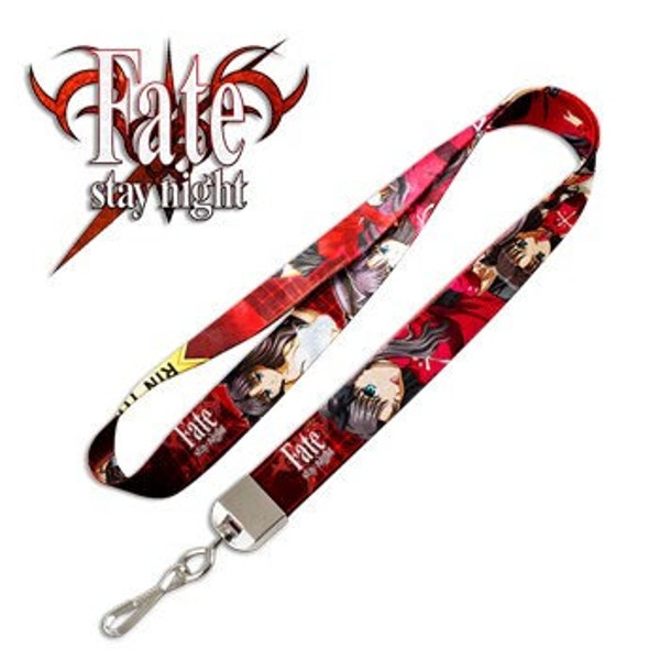 Fate Stay Night Lanyards Officially Licensed (Choose from Rin or Saber)