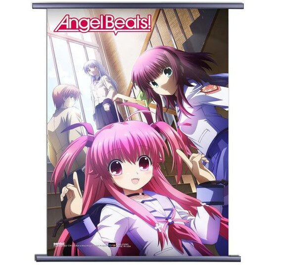 Angel Beats Wall Scroll Poster Officially Licensed Etsy