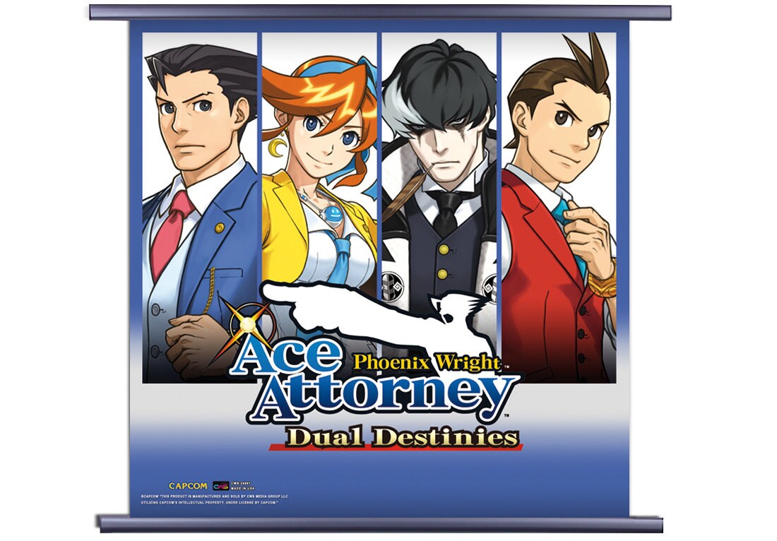 Buy Ace Attorney Phoenix Wright Video Game Fabric Wall Scroll