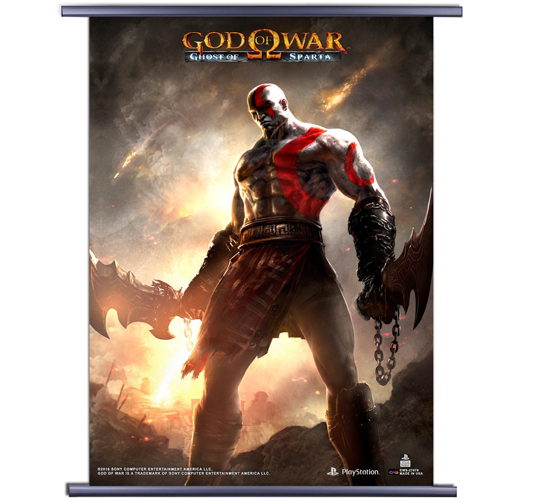 Kratos - Rage of Sparta  God of War Ragnarok Metal Print for