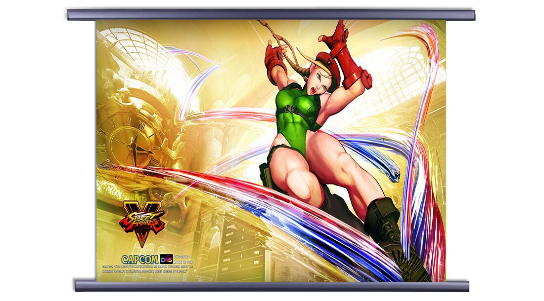 Movie poster of Street Fighter, Cammy, by, Stable Diffusion