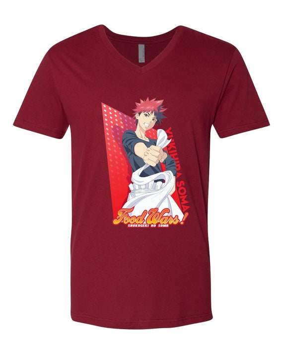 Food Wars! Shokugeki No Soma Yukihira Soma T-Shirt - WHITE