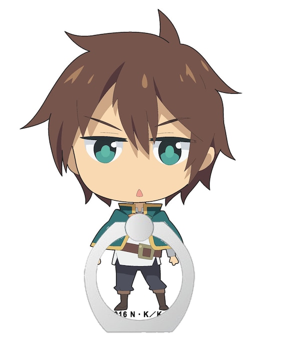 Konosuba Kazuma Acrylic Phone Grip Holder Officially Licensed 