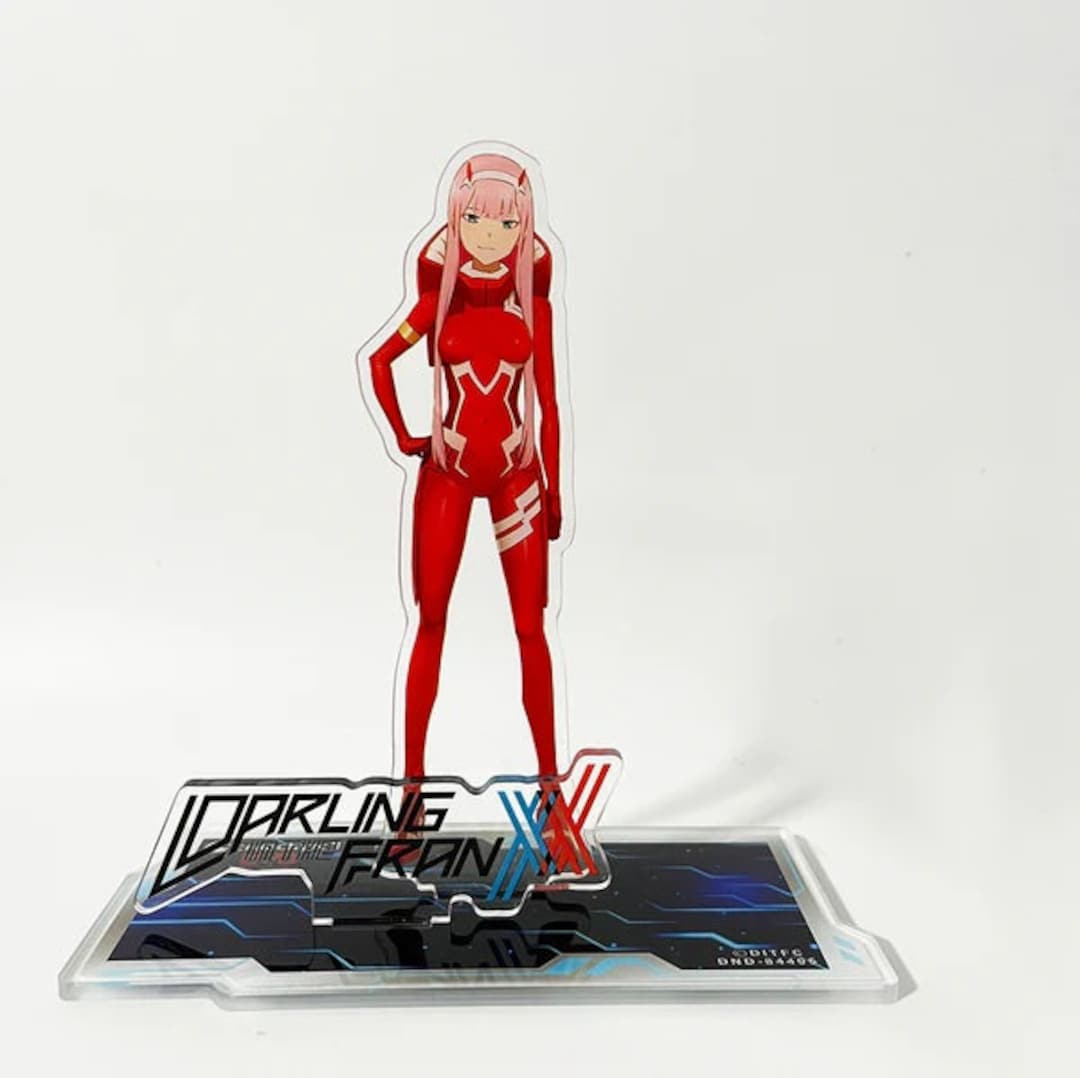 DARLING in the FRANXX ZERO TWO 02 CODE 002 GM #B style acrylic stand figure  model plate holder cake topper anime