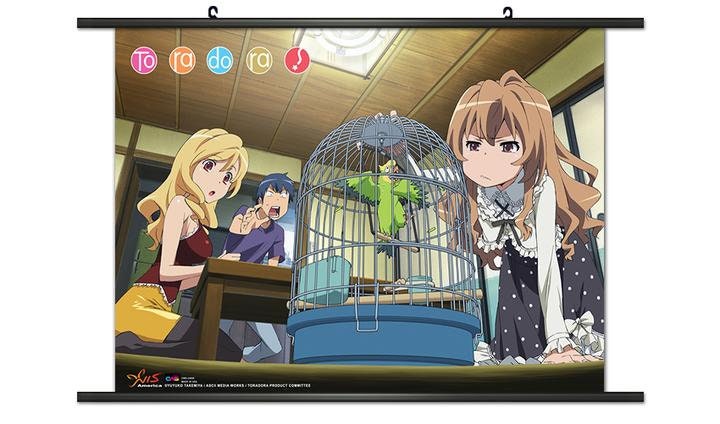 Toradora! Anime HD Canvas Print Wall Poster Scroll Room