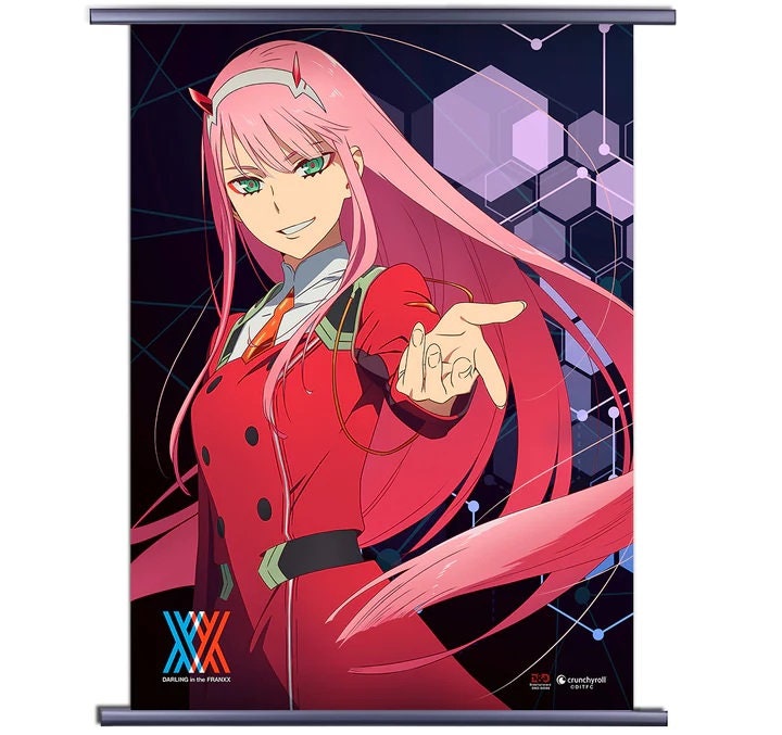  DCVH Anime Darling in The Franxx Hiro Zero Two Canvas Art Poer  and Wall Art Picture Print Modern Family Bedroom Der Poers 12x18h(30x45cm):  Posters & Prints