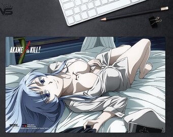 Anime Akame ga Kill! Mine Sheele Leone Akame Playmat mat CCG custom