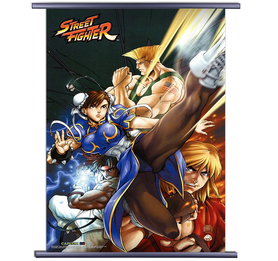 Super Street Fighter 4 Game Blanka Fabric Wall Scroll Poster (21x16) Inches  : : Home & Kitchen