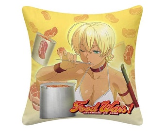 Food Wars! Throw Pillow Officially Licensed