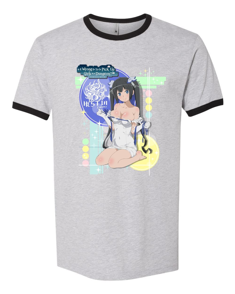 Main Characters from Danmachi Season 4 or Is It Wrong to Try or Dungeon ni  Deai Anime in Vintage Pop Art : Bell, Hestia, T-Shirt - AliExpress