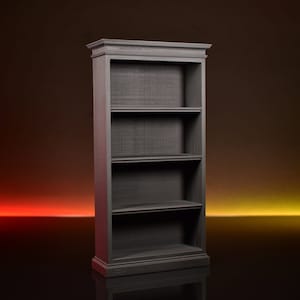 1/12th scale Bookcase - Black