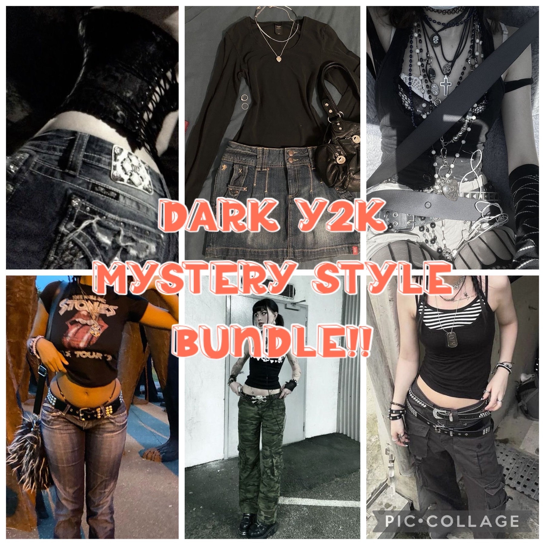 Dark Y2k Mystery Style Bundle!! - Etsy