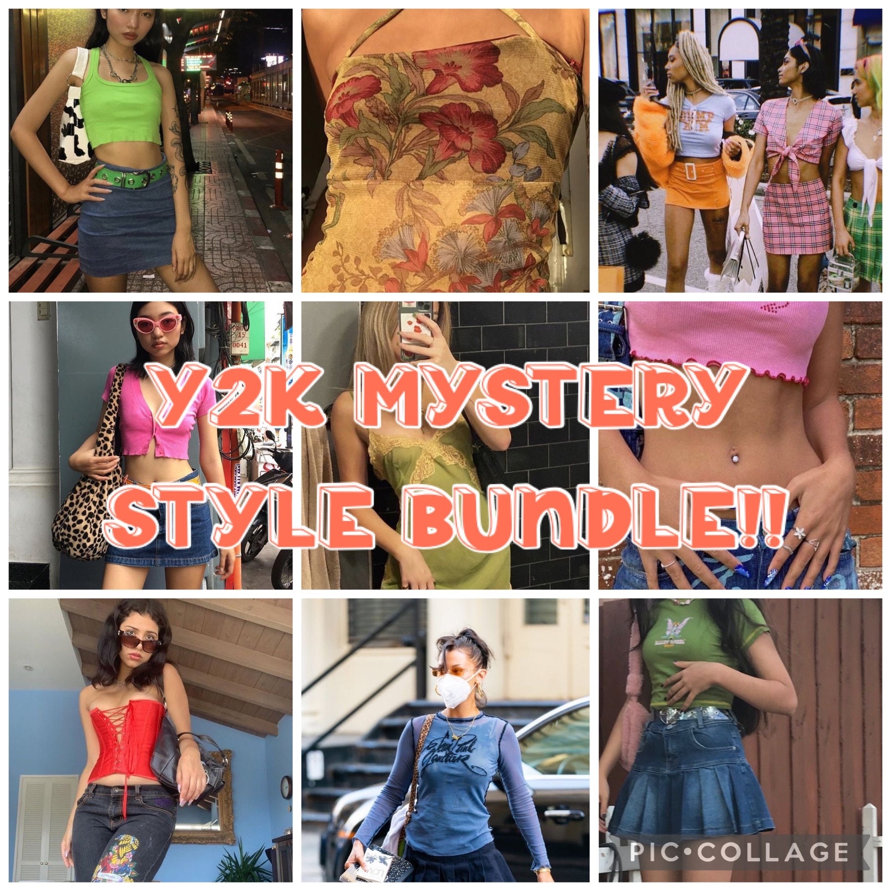 Y2k Aesthetic Mystery Box Clothing Style Bundle -  Finland